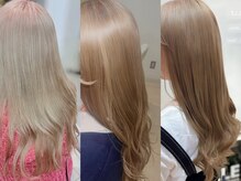 JILLE HAIR MAKE 恵比寿の雰囲気(ブリーチ2回以上のハイトーカラーも艶々に仕上げられます♪)