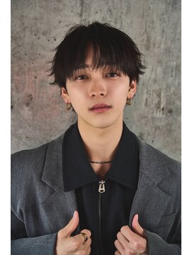 ベル 表参道Terrace(Belle) men'shair/センターパート/ウルフカット/韓国風マッシュ