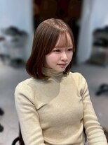 ザシェノンウメダ(THA CHAINON UMEDA) イメチェン/ピンクベージュ/アンブレラカラー/前髪/心斎橋