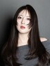 【安藤新規指名】カット+透明感カラー+トリートメントでツヤ美髪プラン♪