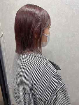 エイム(AiM) ピンクベージュ×ボブ