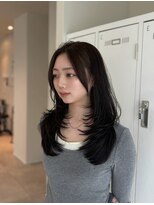 シュガソル 元町三宮(syugasol)&nbsp;着物ヘア/大人ガーリー/ダークアッシュ/似合わせカット/三宮元町