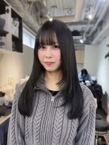 hyon myon/RISEbyREVO 綾瀬店【ヒョンミョン】&nbsp;ハッシュカット/デザインカラー/グレージュ[綾瀬駅/韓国ヘア]