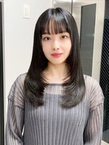 Valone Tokyo レイヤーカット/韓国ヘア/髪質改善【12/1NEW OPEN（予定）】&nbsp;ba14349_暗髪アッシュ顔周りレイヤー髪質改善レイヤーカット艶髪