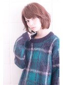 寝癖風大人かわいいいワンカールボブ