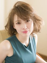 エアー 福岡(AIR)&nbsp;［air-FUKUOKA　竹石］ ふわっとグレージュボブ