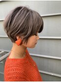 ドアベルゲスト×Wカラーのハンサムショート
