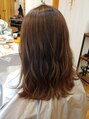 アグ ヘアー トラスティ 岸和田店(Agu hair trusty)&nbsp;黒染め履歴有りからのブリーチオンカラーです。
