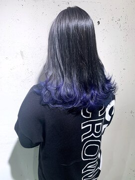 フェーディン(fa/din) 裾カラーブルーカラー