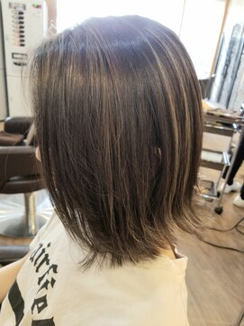 ルークス 中央林間(LOOOKS) ショート　ハイライト　ダークアッシュ