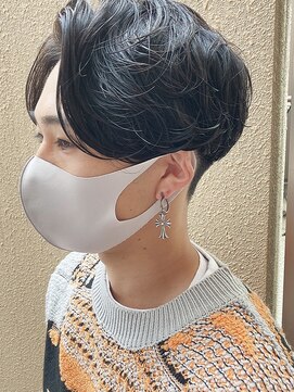 バイフィフス 原宿/表参道(by fifth) センターパート/ワンカールパーマ/大人ヘア/前下がり