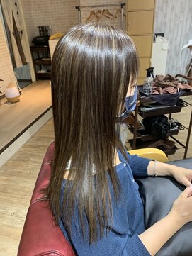 アヤメ(ayame) 【ayame大泉学園】ハイライト_白髪ぼかし_tokioトリートメント