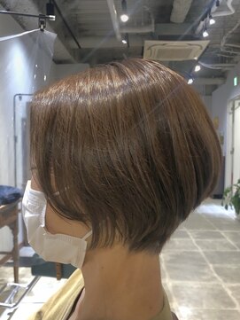 ヘアーナセル(HAIR NACER) 前下がりショートボブ