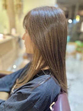 ヘアーリゾート ルアーナ(hair resort LUANA) イヤリングカラー×グレージュ