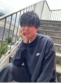 ニュアンスツイストスパイラルパーマ　波巻きスパイラルプードル