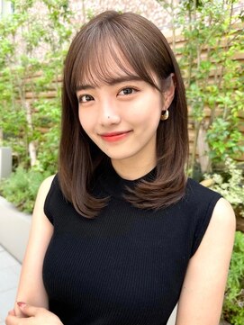 ミラリー トウキョウ(Mirareee Tokyo) 20代30代40代◎斜めバング前髪パーマぱっつん前髪斜めバング