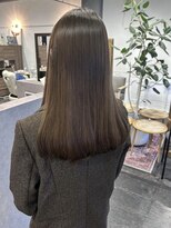 アルコイリスバイドールヘアー(ARCOIRIS by Dollhair) 酸性ストレート髪質改善透明感艶髪顔周りレイヤーミルクティー