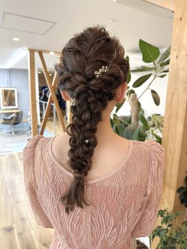 オアシス(oasis) ふわふわ編み下ろし