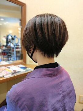 ボブビッシュ 東温店 ショートボブ縮毛矯正クセストパー
