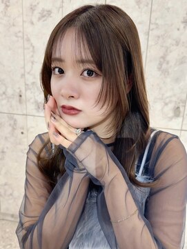 ハローバイシー 仙台(Hello by Sea) 韓国風前髪×レイヤーカット【髪質改善/仙台/レイヤーカット】