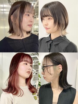 ホリー(HOLLY)の写真/透け感カラー/ケアブリーチ/バレイヤージュ/ハイライト大歓迎＊なりたいカラーデザインにきっと出逢える♪