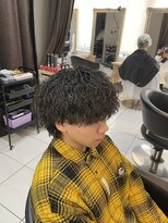 アイズ 海老名(AIZU)&nbsp;ツイストスパイラルパーマ　メンズウルフパーマ　マッシュウルフ