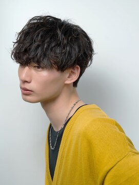 アルファ 新宿(alpha) 【alpha 新宿】マッシュ×波巻きパーマ［メンズ/メンズパーマ］