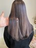 {OLAPLEX使用}透明感Wカラー＋トリートメント ￥16500