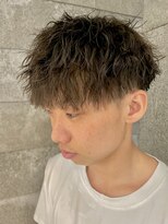 ニアウ 伊勢崎連取店(Niau)&nbsp;メンズマッシュツイストスパイラルパーマメンズパーマ