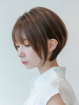 ハバナ 立川(HAVANA) 20代30代大人可愛い丸みショートショートボブオリーブベージュ