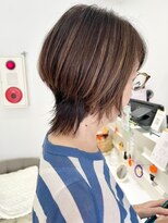 バブ バイネオリーブ(Bab by neolive)&nbsp;ショートウルフ/白髪ぼかしハイライト/ミセスヘア/くびレイヤー