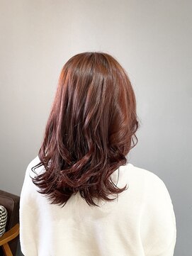 ココカラヘアー ニコ(cococara hair nico) 赤髪/暖色カラー/ゆる巻き
