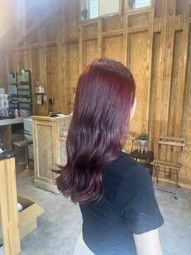 アフターニュース 新潟(afternews) カシスレッド/ダブルカラー/ケアブリーチ/髪質改善/駅南
