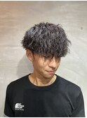 マッシュ×ツイストスパイラルパーマ