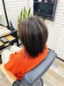 【次世代型毛髪処理剤！】カット+カラー(白髪染)+質感再生+ＴＲ8500円