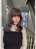 lavender greige × layer cut