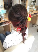 《HAIRZ》渡内美遥　編みおろしアレンジ