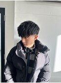 波巻きツイストスパイラルパーマ/フェザーパーマ/眉毛/メンズ
