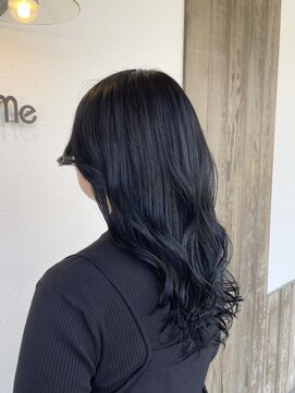 フェイム(FaMe) コテ巻き×コバルトブルー