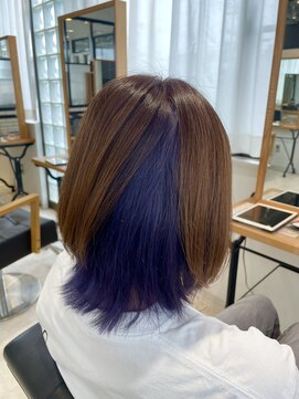 ヘアーサロン フーガ せんげん台店(HAIR SALON fuuga) 【寒色】インナーカラー