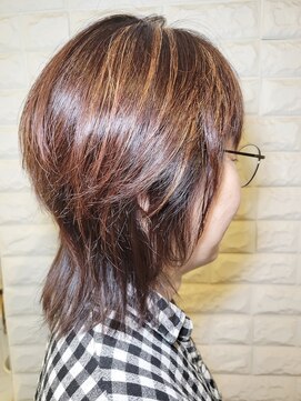 松本平太郎美容室 国立店 40代50代60代×ウルフ×イノアカラー×ハイライト