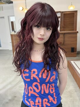 リヴ ウメダ(LIV umeda) ワインレッド/ダブルカラー/夏カラー/ケアブリーチ/梅田