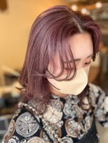 フリーダムクルール 総社駅前店(freedom couleur) ピンクバイオレット/Wカラー/ブリーチ/トリートメント