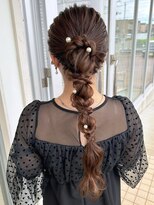 アメイジングヘアー 美沢店(AMAZING HAIR)&nbsp;編みおろしヘア