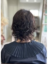 エリン バイ リル ヘアー 本陣(eLin by LiL hair) 大人女性に人気◎モードな抜け感ミディアムパーマ