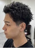 スパイキーショート/ニュアンスパーマ/錦糸町駅/men's