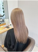 くすみカラー・ハイトーンカラー・ミルクティーベージュ