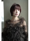 ウルフショート／ショートボブ/顔周りレイヤー◯
