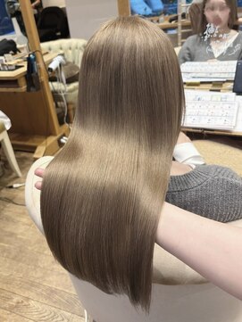 バイオレット 表参道店(Violet) まろやかベージュカラー(ブリーチ1~2回)