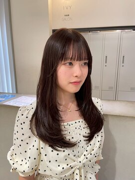 シェノン 表参道(CHAINON) 表参道/イメチェン/ピンクベージュ/アンブレラカラー/前髪/渋谷